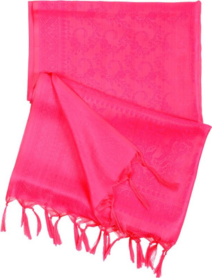 

Era Self Design Satin Women's Stole, Pink