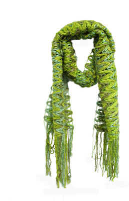 

Anekaant Solid Acrylic, Velvet Women's, Green