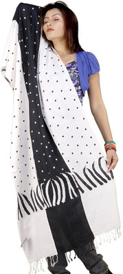 77% OFF on Little India Self Design Wool Women's