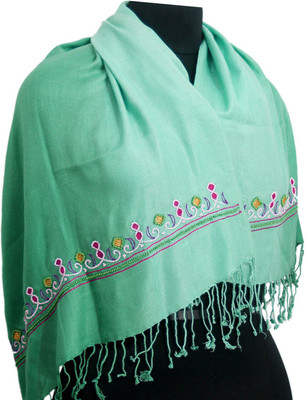 

VR Designers Embellished Viscose Women's Stole, Turqouise