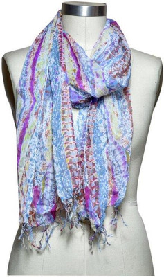 

Studio B40 Printed viscose poly Women's Stole, Blue