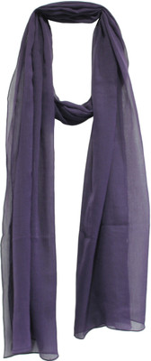 

Anekaant Solid Chiffon Women's, Purple