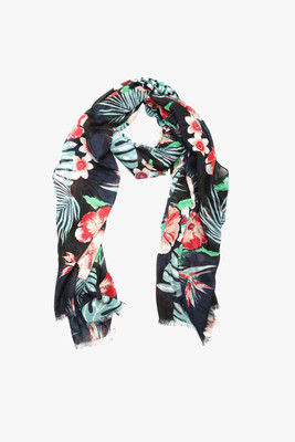 TOSSIDO Graphic Print Cotton Blend Women Scarf
