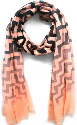 ScarfKing Geometric Print Polycotton Women