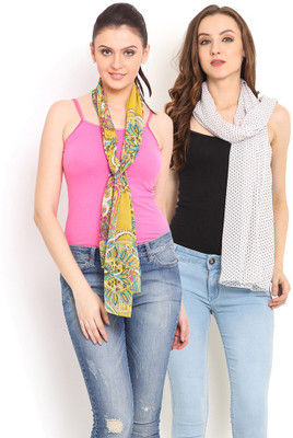 

Trend Arrest Printed Polyester Women's Scarf, Multicolour