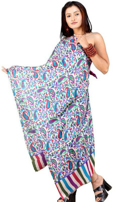 55% OFF on Little India Self Design Wool Women's