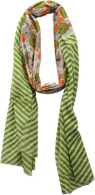 

Dushaalaa Floral Print Coton Women's Scarf, Multicolor