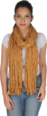 

Anekaant Solid Cotton Women's Scarf, Brown