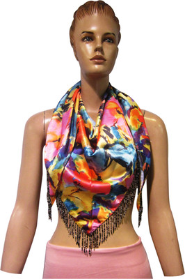 

Sam Inc Graphic Print Satin Women's Scarf, Mutli