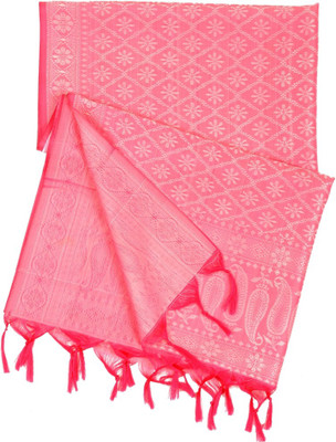 

Era Self Design Satin Women's Stole, Pink