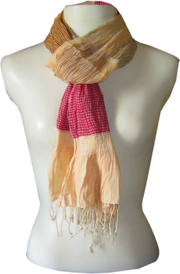 

Dushaalaa Striped Coton, Lycra Women's Scarf, Multicolor