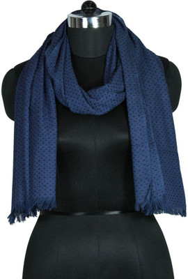 

Uso Uno Printed Cotton Women's Scarf, Greyish blue