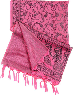 

Era Self Design Satin Women's Stole, Pink
