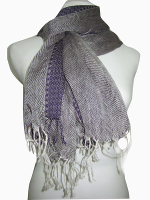 

Dushaalaa Solid Wool Women's, Grey;purple