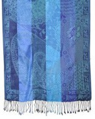 

The Amritsar Store Woven Silk Women's Scarf, Multicolor