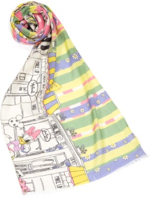 DISNEY Printed Pure Wool Girls Scarf