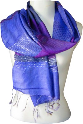 

Dushaalaa Self Design Silk, Viscose Women's Scarf, Multicolor