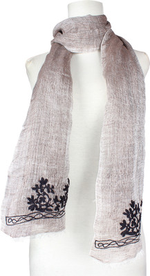 4% OFF on Vozaf Self Design Linen, Rayon Women's