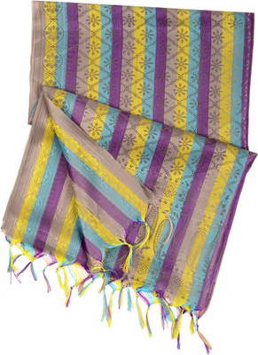 

Era Self Design Satin Women's Stole, Multicolor