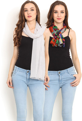 

Trend Arrest Printed Polyester Women's Scarf, Multicolour