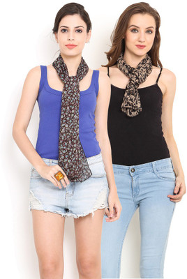

Trend Arrest Printed Polyester Women's Scarf, Multicolour
