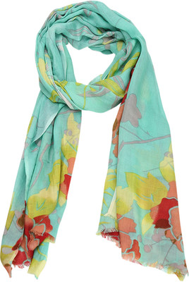 Cashmere Craft Floral Print Cotton Viscose Blend Women