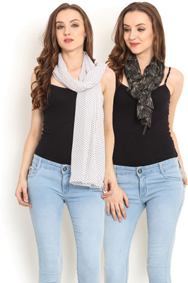 

Trend Arrest Printed Polyester Women's Scarf, Multicolour