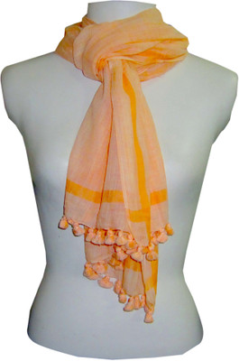 

Dushaalaa Striped Coton Women's Scarf, Multicolor