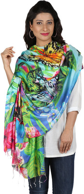 10% OFF on Etoles Printed Cotton Chanderi Women's Scarf