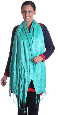 

Belmarsh Self Design Cotton Blend Women's Stole, Light green