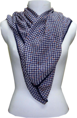 

Dushaalaa Embroidered, Printed Silk Cotton Women's Scarf, Multi color