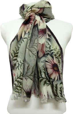 Dushaalaa Floral Print Pure Wool Women