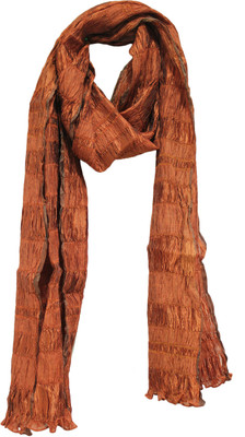 

Anekaant Striped Polyester Women's, Orange