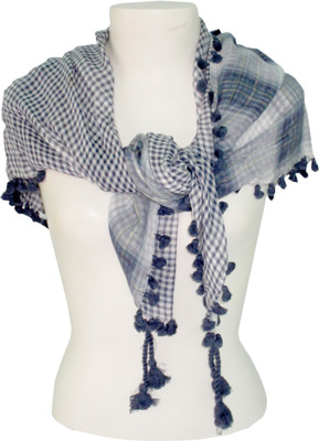 

Dushaalaa Checkered coton Women's Scarf, Multicolor