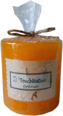 

Touch Nature 3 inch round Orange candle(100 g)