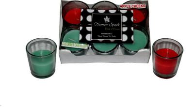 

Numen Spark Cucumber Cantaloupe - Amour Rose Dual Scent Votive Candle (pack of 6)(850 g)