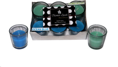 

Numen Spark Ocean Blue - Cucumber Cantaloupe Dual Scent Votive Candle (pack of 6)(850 g)
