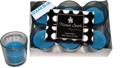 

Numen Spark Ocean Blue Votive Candle (pack of 6)(850 g)