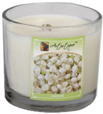 20% OFF on Artistique 4 Oz Clear Cup Jasmine Fragrance Candle(325 g)