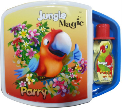

Jungle Magic Parry 1 Containers Lunch Box(500 ml), Blue
