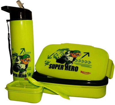 

Rishabh Super Hero Kid Lunch Box Combo School Set
