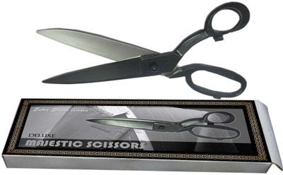 

Deluxe Majestic Black Scissors(Set of 1, Black)