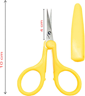 Styler Cosmetology Safety Cover scissor scissors(Set of 1, Yellow) available at flipkart for Rs.119