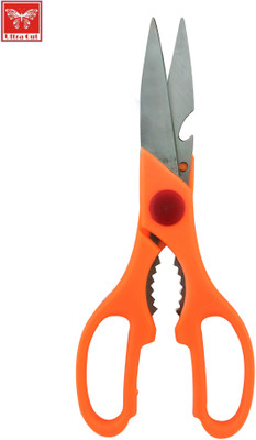 

Happiesta Happiesta Ultra Cut Premium Household Scissors Scissors(Set of 1, Orange)