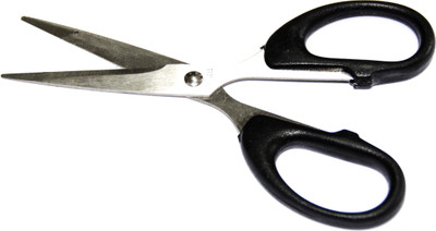 Global Home Stainless Steel Scissors-15.5 cm -All Purpose Scissors(Set of 1, Black)
