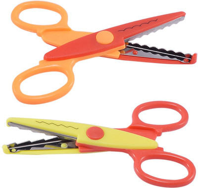 

Saamarth Impex SI-1203 Scissors(Set of 2, Yellow, Orange)