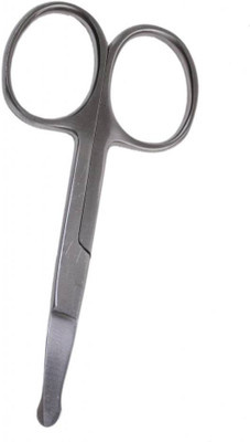 Bare Essentials Nasal Safety Scissors(Set of 1, Silver)