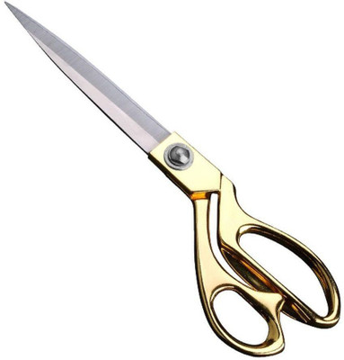 

Scrazy safety scissor Scissors(Set of 1, golden, Silver)