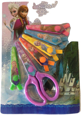 

Funcart Funcart Frozen Fancy Scissors Set ( SET OF 6 SCISSOR BLADES IN 6 STYLES) Scissors(Set of 6, Multicolor)