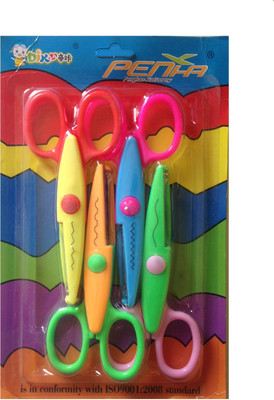 

DWeS Scissor 4pc Scissors(Set of 4, Multicolor)
